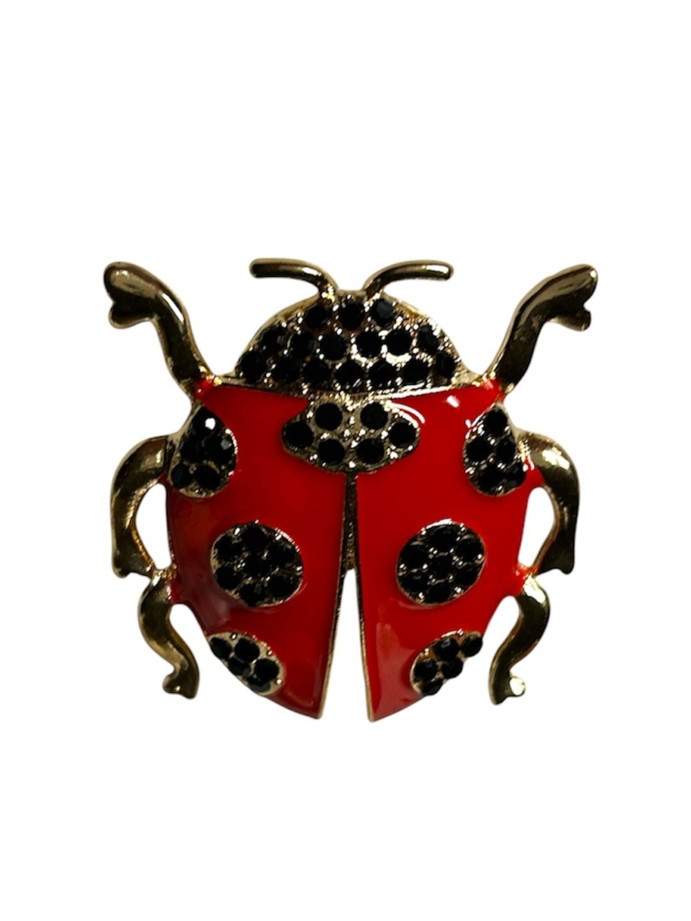 Red and Black Ladybug Brooch Pin - NWOT